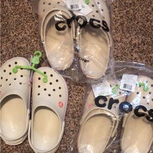 CROCS tan women W6/8